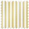 Lace Stripes, Saffron - Roman Blind